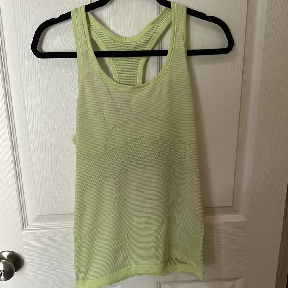 Lululemon yellow Tank Top